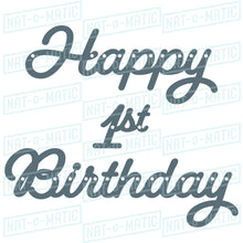 Load image into Gallery viewer, Happy First Birthday Banner