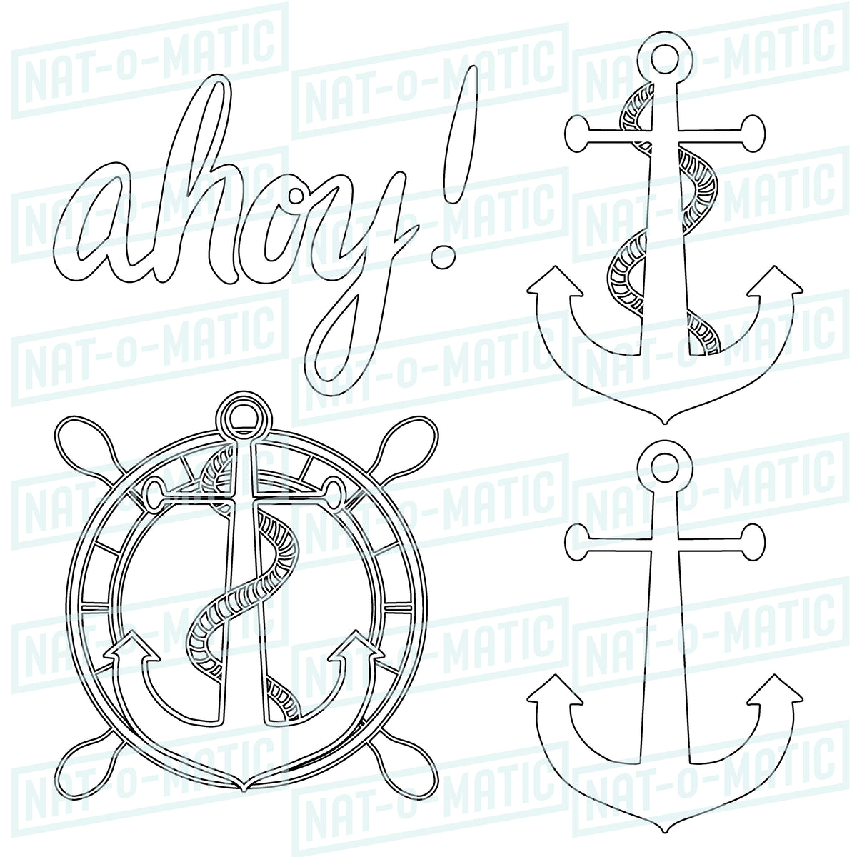 Ahoy Icons SVG Instant Download – Nat-o-Matic