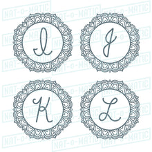 Load image into Gallery viewer, Curly Alphabet Monogram Icons