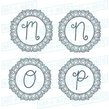 Load image into Gallery viewer, Curly Alphabet Monogram Icons
