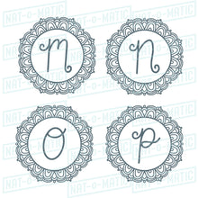 Load image into Gallery viewer, Curly Alphabet Monogram Icons