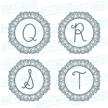 Load image into Gallery viewer, Curly Alphabet Monogram Icons