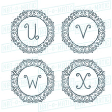 Load image into Gallery viewer, Curly Alphabet Monogram Icons