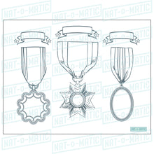 Load image into Gallery viewer, Awards Medals Coloring Page- Printable