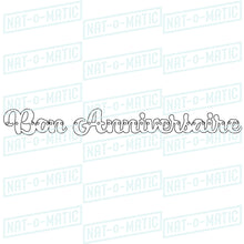 Load image into Gallery viewer, Bon Anniversaire Banner