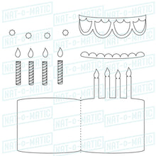 Load image into Gallery viewer, Cake Card and Envelope