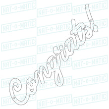Load image into Gallery viewer, Congrats! Cursive Banner
