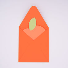 Load image into Gallery viewer, Peach Card and Envelope