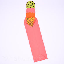 Load image into Gallery viewer, Ice Cream Cone Card and Envelope