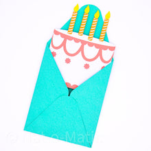 Load image into Gallery viewer, Cake Card and Envelope
