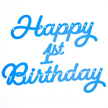 Load image into Gallery viewer, Happy First Birthday Banner