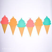 Load image into Gallery viewer, Ice Cream Cone Banner- SVG