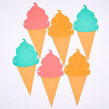 Load image into Gallery viewer, Ice Cream Cone Banner- SVG