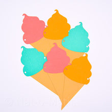 Load image into Gallery viewer, Ice Cream Cone Banner- SVG