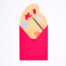 Load image into Gallery viewer, Paint Palette Card and Envelope
