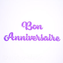 Load image into Gallery viewer, Bon Anniversaire Banner