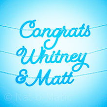 Load image into Gallery viewer, "Congrats _____" Personalized Banner File