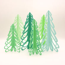 Load image into Gallery viewer, 3D Winter Tree Sculptures