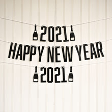 Load image into Gallery viewer, Happy New Year 2025 Champagne Banner