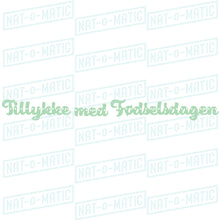 Load image into Gallery viewer, Tillykke med Fødselsdagen Banner