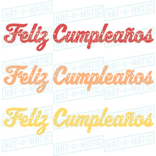 Load image into Gallery viewer, Feliz Cumpleaños Banner- Cursive
