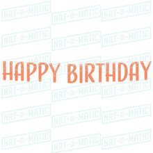 Load image into Gallery viewer, Happy Birthday Sans Serif Banner