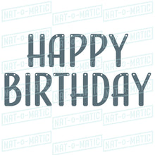 Load image into Gallery viewer, Happy Birthday Sans Serif Banner