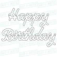 Load image into Gallery viewer, Happy Birthday Cursive Banner