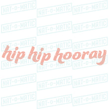 Load image into Gallery viewer, Hip Hip Hooray Banner