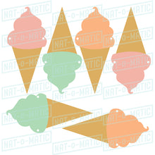 Load image into Gallery viewer, Ice Cream Cone Banner- SVG