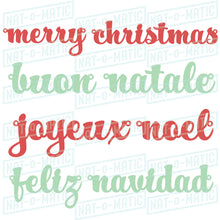 Load image into Gallery viewer, International Merry Christmas Banner Bundle