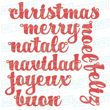 Load image into Gallery viewer, International Merry Christmas Banner Bundle