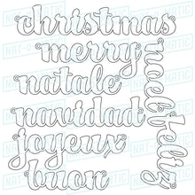 Load image into Gallery viewer, International Merry Christmas Banner Bundle