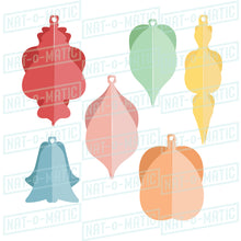 Load image into Gallery viewer, 3D Holiday Ornaments