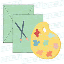 Load image into Gallery viewer, Paint Palette Card and Envelope