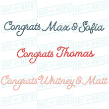 Load image into Gallery viewer, "Congrats _____" Personalized Banner File