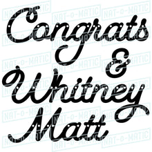 Load image into Gallery viewer, "Congrats _____" Personalized Banner File