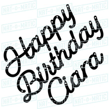 Load image into Gallery viewer, Personalized Happy Birthday Banner