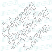 Load image into Gallery viewer, Personalized Happy Birthday Banner