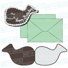 Load image into Gallery viewer, Whale Ice Cream Cake Card and Envelope