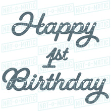 Load image into Gallery viewer, Happy First Birthday Banner
