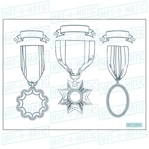 Awards Medals Coloring Page- Printable
