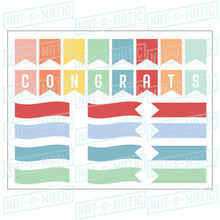 Load image into Gallery viewer, Congrats Mini Banner- Printable
