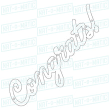 Load image into Gallery viewer, Congrats! Cursive Banner
