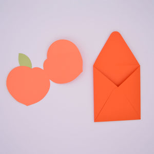 Peach Card and Envelope