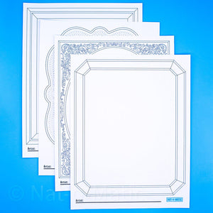 Art Frames Coloring Frames- Printable