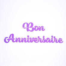 Load image into Gallery viewer, Bon Anniversaire Banner
