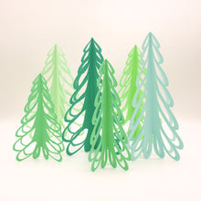 Load image into Gallery viewer, 3D Winter Tree Sculptures
