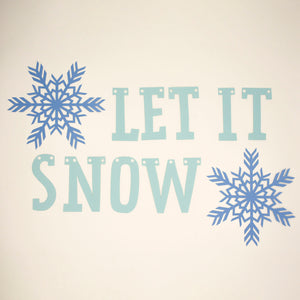 Let It Snow Banner