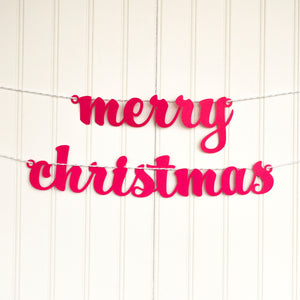 Merry Christmas Banner SVG Instant Download – Nat-o-Matic